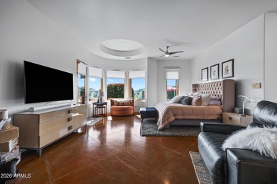 Stunning custom residence perfectly positioned on a private 1 on FireRock Country Club in Arizona - for sale on GolfHomes.com, golf home, golf lot