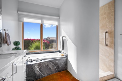 Stunning custom residence perfectly positioned on a private 1 on FireRock Country Club in Arizona - for sale on GolfHomes.com, golf home, golf lot