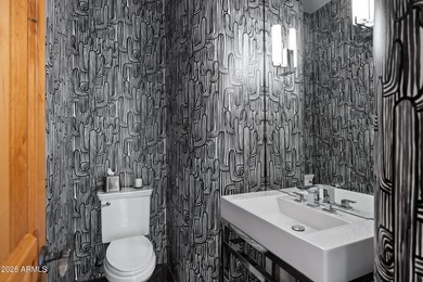 Stunning custom residence perfectly positioned on a private 1 on FireRock Country Club in Arizona - for sale on GolfHomes.com, golf home, golf lot