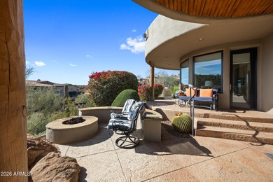 Stunning custom residence perfectly positioned on a private 1 on FireRock Country Club in Arizona - for sale on GolfHomes.com, golf home, golf lot