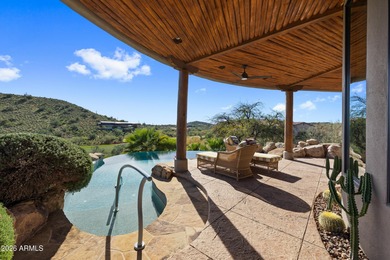 Stunning custom residence perfectly positioned on a private 1 on FireRock Country Club in Arizona - for sale on GolfHomes.com, golf home, golf lot