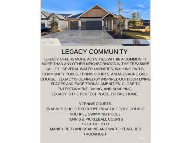 Nestled in the coveted Legacy Community in Eagle, Idaho, this on Eagle Legacy Golf Course in Idaho - for sale on GolfHomes.com, golf home, golf lot