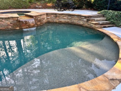 Stunning Highgrove home on a corner lot with an amazing on Whitewater Creek in Georgia - for sale on GolfHomes.com, golf home, golf lot