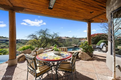 Stunning custom residence perfectly positioned on a private 1 on FireRock Country Club in Arizona - for sale on GolfHomes.com, golf home, golf lot