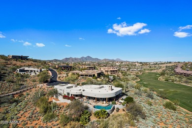 Stunning custom residence perfectly positioned on a private 1 on FireRock Country Club in Arizona - for sale on GolfHomes.com, golf home, golf lot