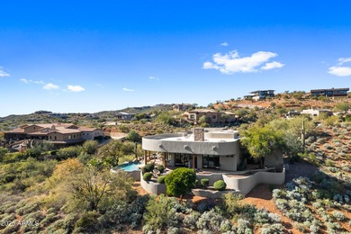 Stunning custom residence perfectly positioned on a private 1 on FireRock Country Club in Arizona - for sale on GolfHomes.com, golf home, golf lot