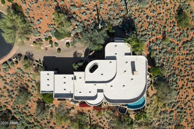 Stunning custom residence perfectly positioned on a private 1 on FireRock Country Club in Arizona - for sale on GolfHomes.com, golf home, golf lot