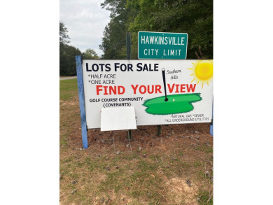 Building lot in a golf course subdivision on Southern Hills Golf Club in Georgia - for sale on GolfHomes.com, golf home, golf lot