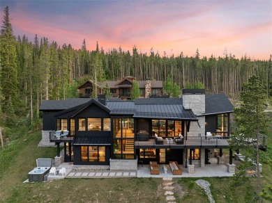 This unique mountain contemporary home on 2.42 private acres in on Breckenridge Golf Club in Colorado - for sale on GolfHomes.com, golf home, golf lot