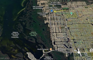 Nice and Cleared GULF ACCESS LOT with a NEW SEAWALL in place on Burnt Store Golf Club in Florida - for sale on GolfHomes.com, golf home, golf lot