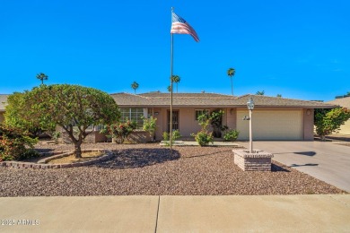Welcome to this well-maintained 3-bedroom, 2-bathroom home on Sun City Lakes West and East in Arizona - for sale on GolfHomes.com, golf home, golf lot