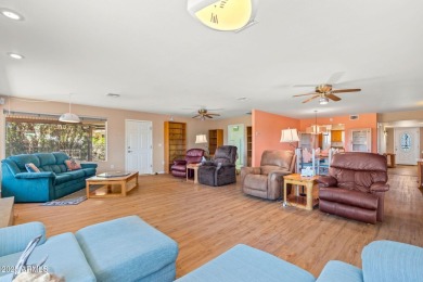 Welcome to this well-maintained 3-bedroom, 2-bathroom home on Sun City Lakes West and East in Arizona - for sale on GolfHomes.com, golf home, golf lot