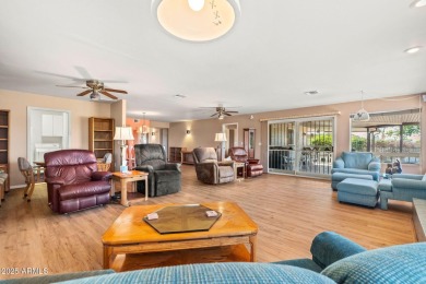 Welcome to this well-maintained 3-bedroom, 2-bathroom home on Sun City Lakes West and East in Arizona - for sale on GolfHomes.com, golf home, golf lot