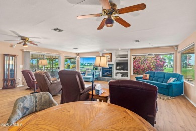 Welcome to this well-maintained 3-bedroom, 2-bathroom home on Sun City Lakes West and East in Arizona - for sale on GolfHomes.com, golf home, golf lot