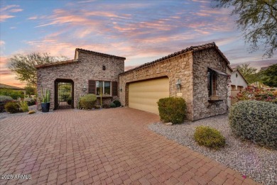 ABSOLUTELY GORGEOUS VILLA backing to the championship tee on the on Superstition Mountain Club - Lost Gold in Arizona - for sale on GolfHomes.com, golf home, golf lot