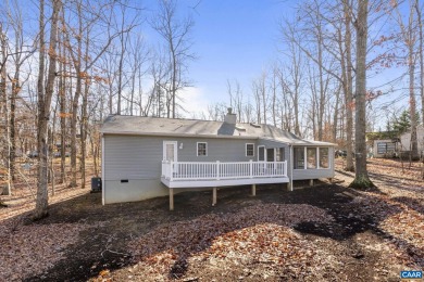 Adorable golf front cottage, with breathtaking pond views on Lake Monticello Golf Course in Virginia - for sale on GolfHomes.com, golf home, golf lot