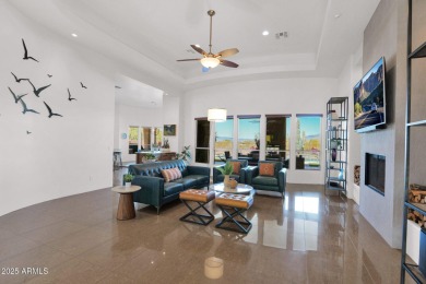 Twice celebrated in Phoenix Home & Garden Magazine, this 4,300 on Whisper Rock Golf Club  in Arizona - for sale on GolfHomes.com, golf home, golf lot