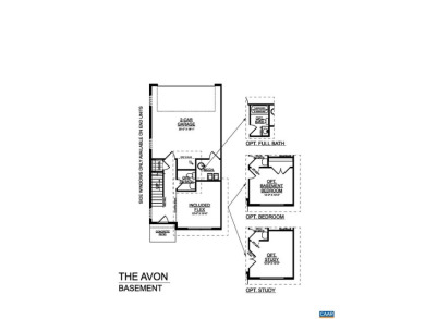 PRESALE 2025 delivery.  The Avon, a brand new townhome design in on Old Trail Golf Club in Virginia - for sale on GolfHomes.com, golf home, golf lot