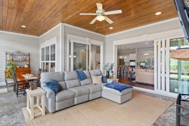 This stunning 3,800 sq ft home in the prestigious St. James on Members Club At St. James Plantation in North Carolina - for sale on GolfHomes.com, golf home, golf lot