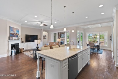 This stunning 3,800 sq ft home in the prestigious St. James on Members Club At St. James Plantation in North Carolina - for sale on GolfHomes.com, golf home, golf lot