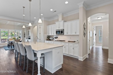 This stunning 3,800 sq ft home in the prestigious St. James on Members Club At St. James Plantation in North Carolina - for sale on GolfHomes.com, golf home, golf lot