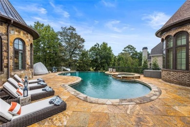 Perfectly set, overlooking the lake and the 18th Fairway at The on Manor Golf and Country Club in Georgia - for sale on GolfHomes.com, golf home, golf lot