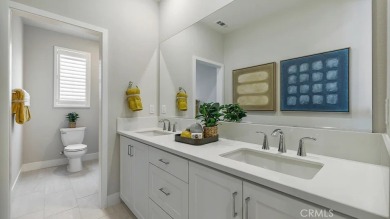 This new two-story home is designed for modern lifestyles. A on Industry Hills At Pacific Palms Resort in California - for sale on GolfHomes.com, golf home, golf lot