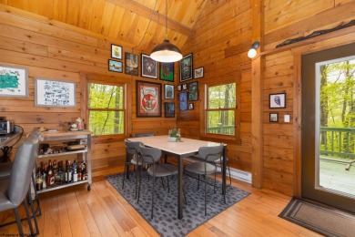 Escape to 'Rustic Refuge', a charming LOG CHALET nestled within on Alpine Lake Resort in West Virginia - for sale on GolfHomes.com, golf home, golf lot