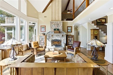 This stunning mountain retreat combines timeless craftsman on Big Canoe Golf Club - Cherokee in Georgia - for sale on GolfHomes.com, golf home, golf lot