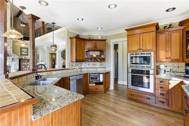 This stunning mountain retreat combines timeless craftsman on Big Canoe Golf Club - Cherokee in Georgia - for sale on GolfHomes.com, golf home, golf lot