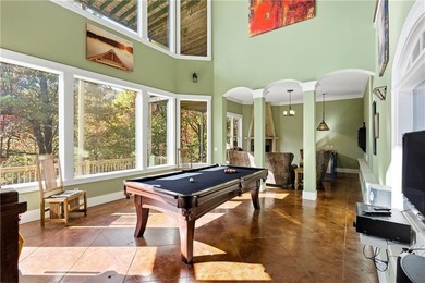 This stunning mountain retreat combines timeless craftsman on Big Canoe Golf Club - Cherokee in Georgia - for sale on GolfHomes.com, golf home, golf lot
