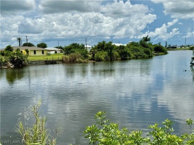 Miles of fresh water boating here at this WIDE 300' basin view on Burnt Store Golf Club in Florida - for sale on GolfHomes.com, golf home, golf lot