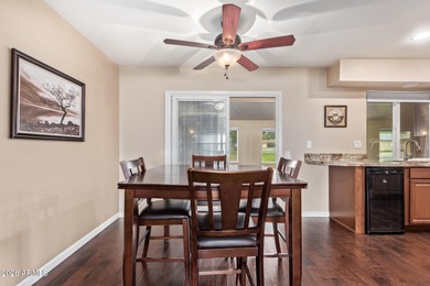 Claim your Tranquility & Elegance in this upscale Remodeled Home on Sun City Lakes West and East in Arizona - for sale on GolfHomes.com, golf home, golf lot