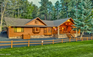 LUXURY Country Club lifestyle in this single-level retreat on Pinetop Lakes Country Club in Arizona - for sale on GolfHomes.com, golf home, golf lot