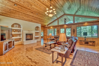 LUXURY Country Club lifestyle in this single-level retreat on Pinetop Lakes Country Club in Arizona - for sale on GolfHomes.com, golf home, golf lot