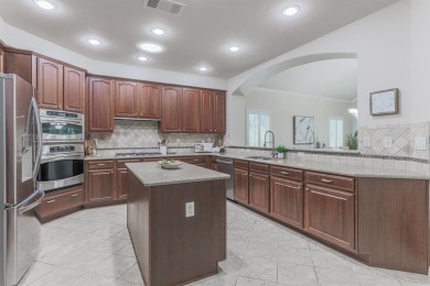 This popular Sienna Model on corner lot in Robson Ranch is the on Wildhorse Golf Club of Robson Ranch in Texas - for sale on GolfHomes.com, golf home, golf lot