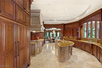 Tuscan grandeur at The Estates at Southern Highlands. Built w/ on Southern Highlands Golf Club in Nevada - for sale on GolfHomes.com, golf home, golf lot