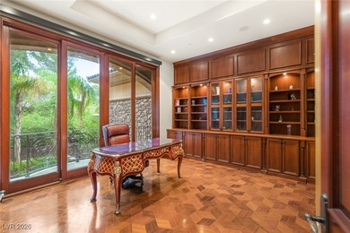 Tuscan grandeur at The Estates at Southern Highlands. Built w/ on Southern Highlands Golf Club in Nevada - for sale on GolfHomes.com, golf home, golf lot