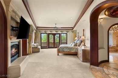 Tuscan grandeur at The Estates at Southern Highlands. Built w/ on Southern Highlands Golf Club in Nevada - for sale on GolfHomes.com, golf home, golf lot