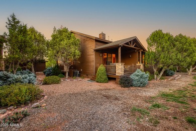 Cozy- Cozy - Cozy!!! Furnished mountain cabin living on the # 1 on Bison Golf and Country Club in Arizona - for sale on GolfHomes.com, golf home, golf lot