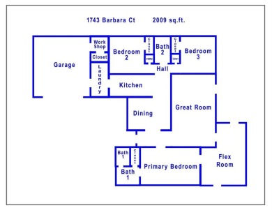 Stunning 3 Bed, 2 Bath Brick Home with J-Garage + Flex Room on on Hide-A-Way Lake Golf Course in Texas - for sale on GolfHomes.com, golf home, golf lot