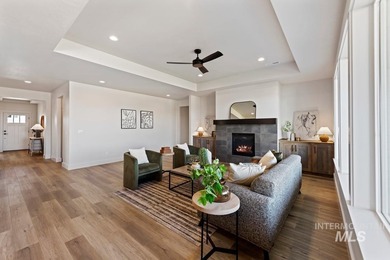 Thoughtfully designed single-level floor plan offers 3 bedrooms on Hunters Point Golf Club in Idaho - for sale on GolfHomes.com, golf home, golf lot