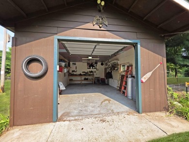 This charming Northwoods-style 1 bed, 1 bath cabin is just on Northern Bay Golf Resort and Marina in Wisconsin - for sale on GolfHomes.com, golf home, golf lot