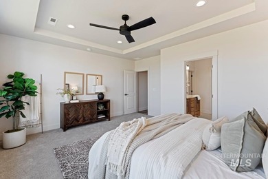 Thoughtfully designed single-level floor plan offers 3 bedrooms on Hunters Point Golf Club in Idaho - for sale on GolfHomes.com, golf home, golf lot