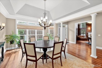 Experience luxury living in this stunning villa, perfectly on Meadowbrook Country Club in Missouri - for sale on GolfHomes.com, golf home, golf lot