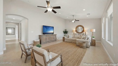 Presenting this amazing custom site built home in Active adult on Apache Wells Country Club in Arizona - for sale on GolfHomes.com, golf home, golf lot