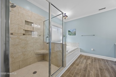 Set within the picturesque River Landing golf community, this on River Landing Golf Course in North Carolina - for sale on GolfHomes.com, golf home, golf lot