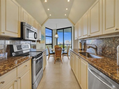Spectacular Golf course, lake  skyline views from this exclusive on Turnberry Isle Resort and Club in Florida - for sale on GolfHomes.com, golf home, golf lot