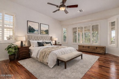 Discover resort-style luxury in the prestigious, gated Corte on Corte Bella Golf Club in Arizona - for sale on GolfHomes.com, golf home, golf lot