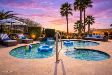 Discover resort-style luxury in the prestigious, gated Corte on Corte Bella Golf Club in Arizona - for sale on GolfHomes.com, golf home, golf lot